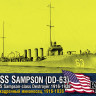 Comrig 70676 USS Sampson-class DD-63 Sampson, 1916-1936 1/700