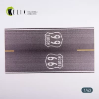 Reskit S43003 Route 66 Base Acrylic 3 mm (180x357) 1/43