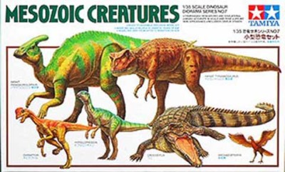 Tamiya 60107 Mesozoic Creatures 6 фигур 1/35