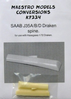 Maestro Models MMCK-7224 1/72 J35S Draken spine