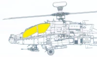 Eduard JX311 Mask AH-64E (TAKOM) 1/35