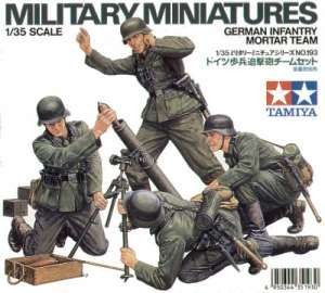 Tamiya 35193 German Infantry Mortar Team 1/35