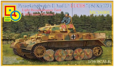 Classy Hobby MC16001 PzKpf II Ausf L &quot;Luchs&quot; 9th Panzer Division 1:16