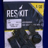 Reskit RS32-0204 Me-262 wheels type 1 (HAS/REV/TRUMP) 1/32