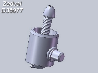 Zedval D35077 Антенный ввод радиостанции 71-ТК с бронировкой (для T-34) 1/35