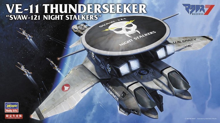 Hasegawa 65822 Сборная модель VE-11 Thunderseeker “SVAW-121 Night Stalkers”, вселенная Макросс 1/72