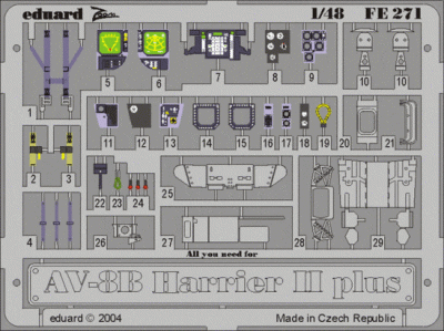Eduard FE271 AV-8B Plus HAS