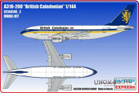Восточный Экспресс 144149-2 Airbus A310-200 British Caledonian (Limited Edition) 1/144
