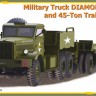 GMU 72004 Diamod-T 981 and 45-ton trailer tank transporter 1:72