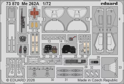 Eduard 73870 SET Me 262A (ARMA H.) 1/72