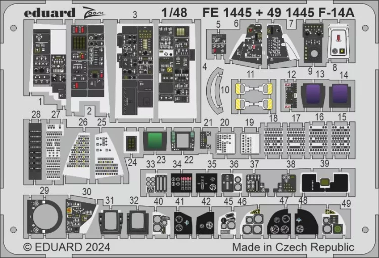 Eduard FE1445 F-14A (GWH) 1/48