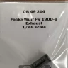 Quickboost 49214 Fw 190D-9 exhaust (MINA) 1/48