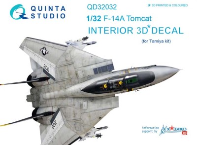 Quinta studio QD32032 F-14A (для модели Tamiya) 1/32