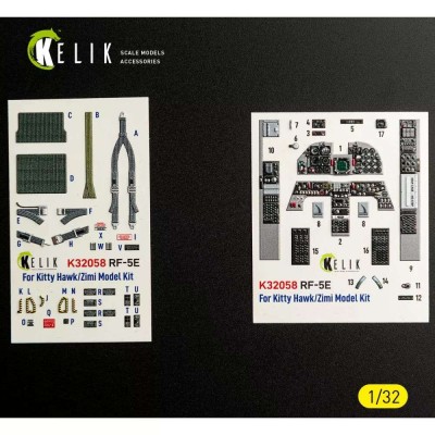 Reskit K32058 RF-5E - interior 3D (KITTYH/ZIMI) 1/32