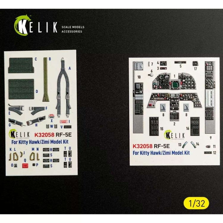 Reskit K32058 RF-5E - interior 3D (KITTYH/ZIMI) 1/32