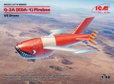 ICM 48402 KDA-1(Q-2A) Firebee беспилотный самолет США 1/48
