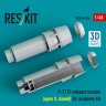 Reskit RSU48-474 F-111F exhaust nozzles open&closed (ACAD) 1/48