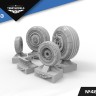 Temp Models 48334 Колеса шасси Су-33 1/48