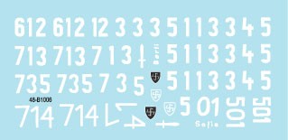Star Decals 48-B1006 Wiking #1. Panthers of SS-Panzer Reg. 5 Wiking. Pz.Kpfw.V Panther Ausf.D and Ausf.A in 1944 1/48