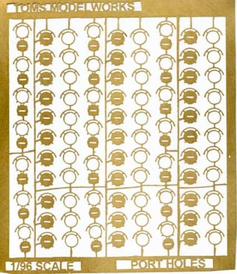 Tom's Modelworks 9605 16&quot; port holes 1/96