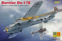 Rs Model 92071 Dornier Do-17E German Medium Bomber (4x camo) 1/72