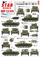 Star Decals 72-A1099 British Cromwell Mk.IV / Mk.VI From Normandy to Germany 1/72