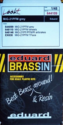 Eduard 644109 BRASSIN MiG-21PFM grey Lookplus 1/48