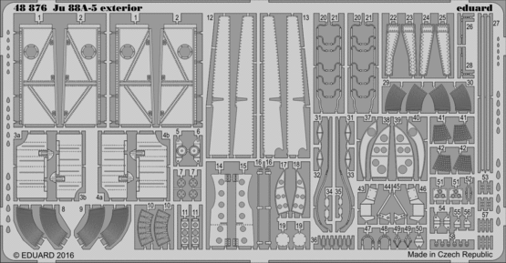 Eduard 48876 Ju 88A-5 exterior 1:48