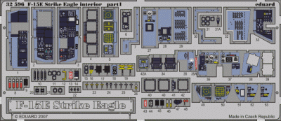 Eduard 32596 F-15E interior S.A. TAM