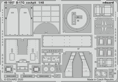 Eduard 491057 SET B-17G cockpit (HKM)