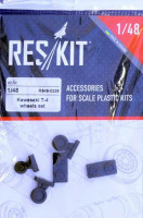 Reskit RS48-0226 Kawasaki T-4 - wheels (HAS,HOBBYB) 1/48
