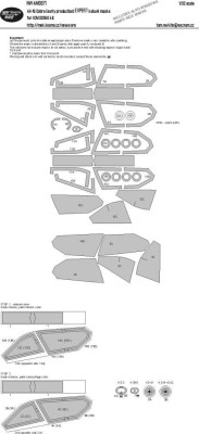 New Ware NWA-M0871 Mask AH-1G Cobra EXPERT (ICM 32060) 1/32