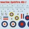 Print Scale M72002 Mask&Decal Supermarine Spitfire Mk.1 Part 1 1/72