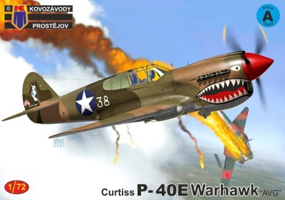 Kovozavody Prostejov 72509 Curtiss P-40E Warhawk (3x camo) 1/72
