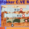 Lf Model P7257 Fokker C.VE M/33 (3x Denmark camo) 1/72