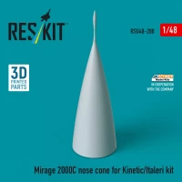 Reskit U48288 Mirage 2000C nose cone (KIN/ITAL) 1/48
