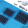 Black Dog MA72002 US NAVY tiedown+padaye (CV/CVN) (3D-Printed) 1/72