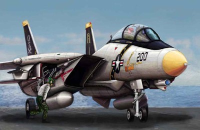 Trumpeter 03910 Самолёт F-14A Tomcat 1/144