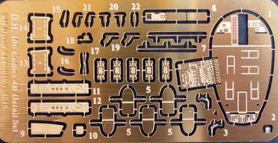 NH Detail NHA144019 de Havilland 106 Comet 4B Detail Set 1/144
