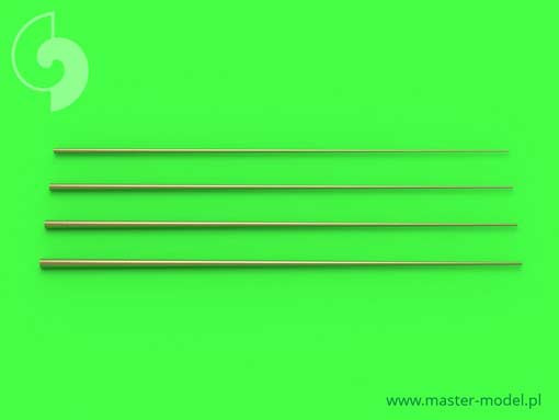 Master SM-350-089 Set of universal tapered masts No1 (length = 100mm each, diameters = 0,3/1,2mm; 0,4/1,5mm; 0,5/1,8mm; 0,6/2mm)