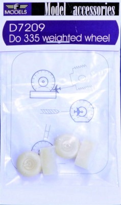 LF Model D7209 Dornier Do 335 weighted wheels 1/72