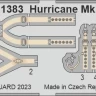 Eduard FE1383 Hurricane Mk.IIc seatbelts STEEL (ARMA H.) 1/48