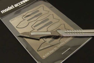 HQT 009 stainless saw for scalpel holder nr.4 (big)