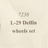 RES-IM RESIM7238 1/72 L-29 Delfin wheel set
