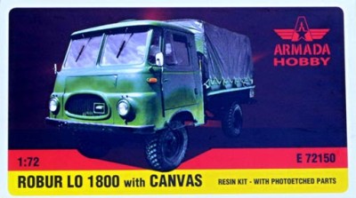 Armada Hobby E72150 ROBUR LO 1800 w/ Canvas (resin kit w/ PE) 1/72