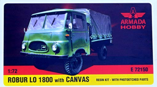 Armada Hobby E72150 ROBUR LO 1800 w/ Canvas (resin kit w/ PE) 1/72