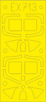Eduard EX713 Mask 1/48 Spitfire Mk.I (EDU)