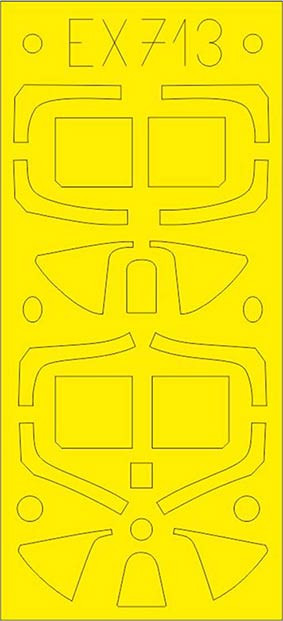 Eduard EX713 Mask 1/48 Spitfire Mk.I (EDU)