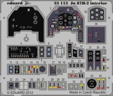Eduard 33113 1/32 Фототравление Ju 87B-2 Interior S.A.