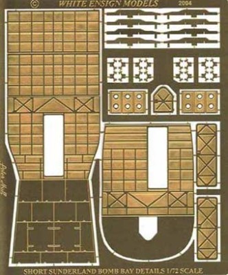 White Ensign Models PE 7207 SUNDERLAND DEPTH CHARGE COMPARTMENT DETAILS 1/72